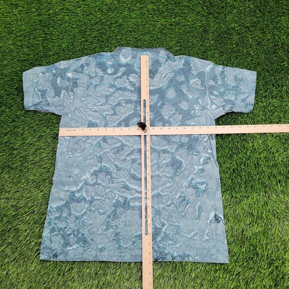 Vintage 90s Masters Diving Shirt Medium 20x27 Green USA - Picture 3 of 14